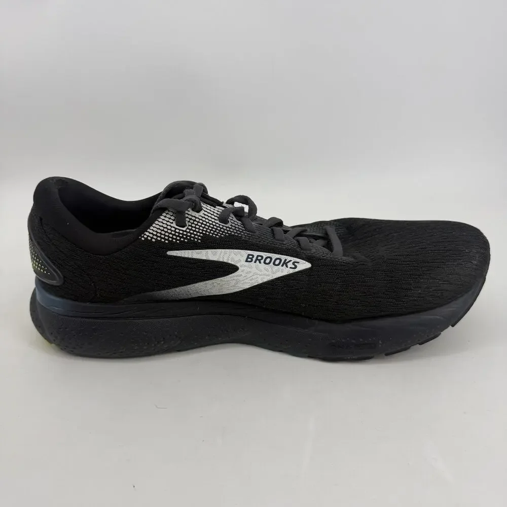 Brooks Ghost 16 Shoes Mens Size 12 Black Running Athletic Sneakers 1104181D046